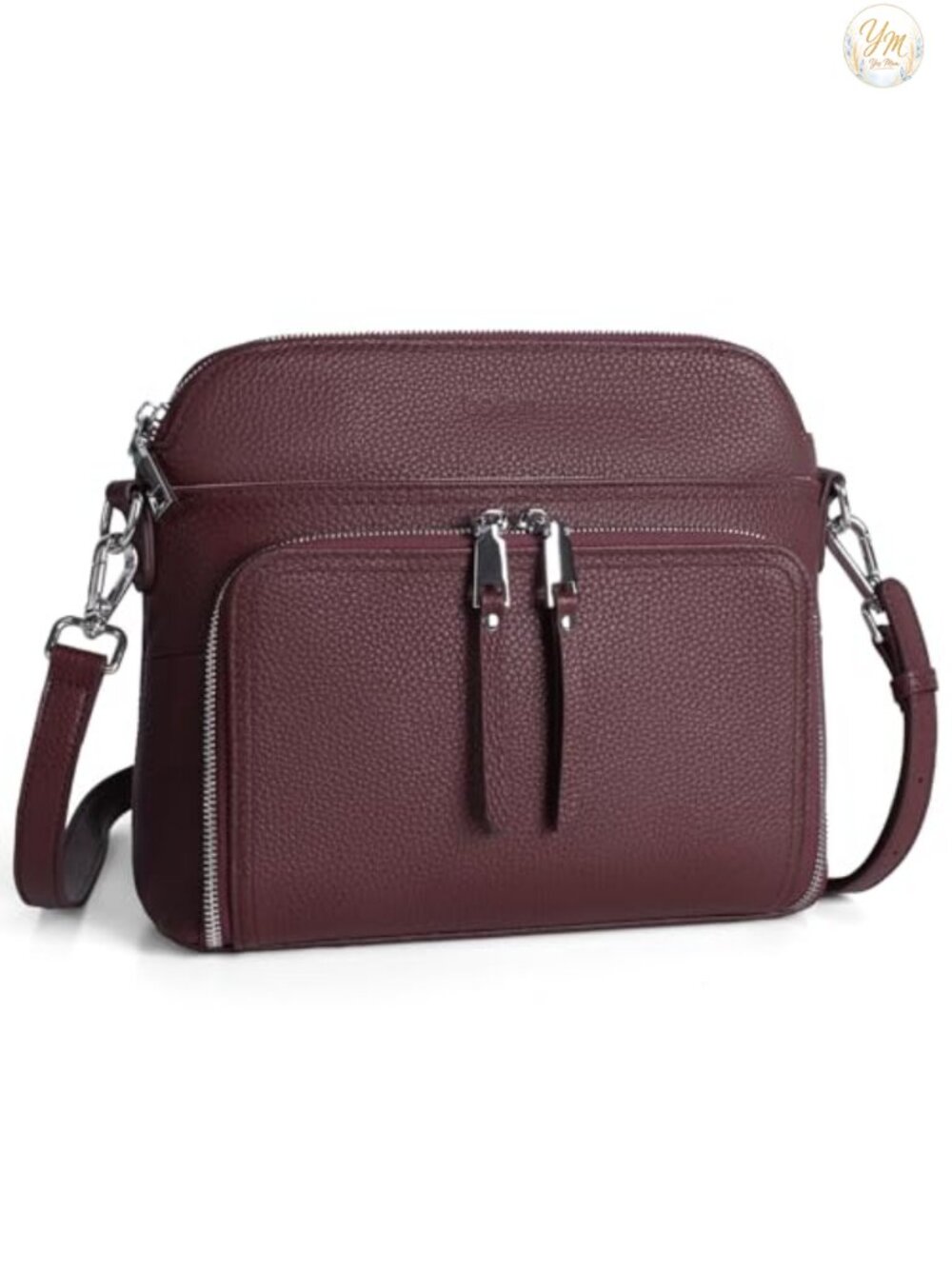 Genuine Leather Crossbody Bag RFID Wallet Travel Purse